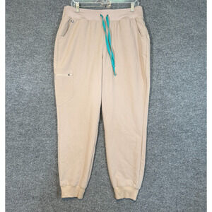 Figs Pants Adult XL Beige Zamora Technical Collection Jogger Scrub Pants